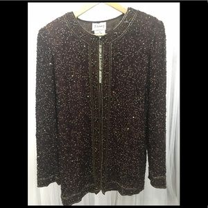 Vintage beaded cardigan